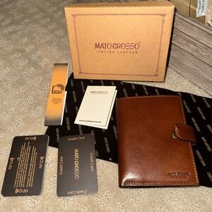 Mato Grosso Brown RFID Leather Wallet for Men